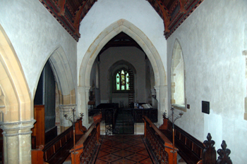 The chancel looking west February 2010